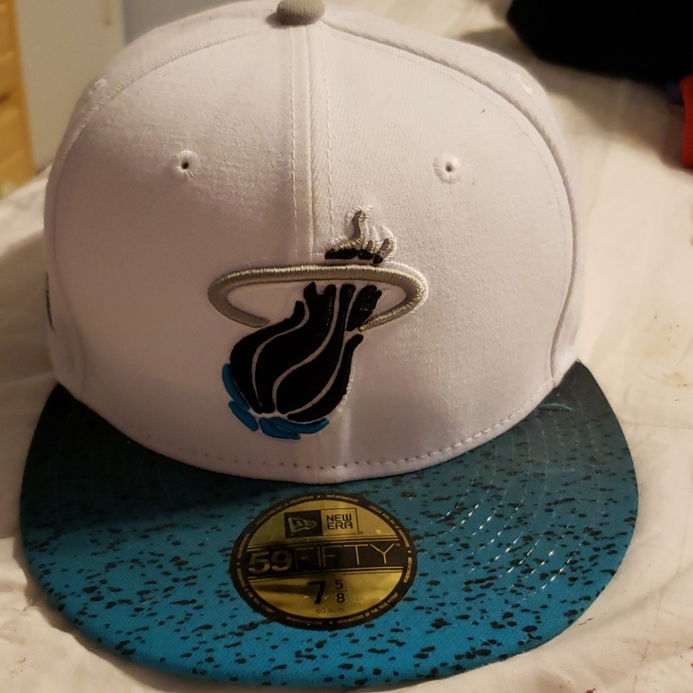 Mens 59fifty miami heat hat
